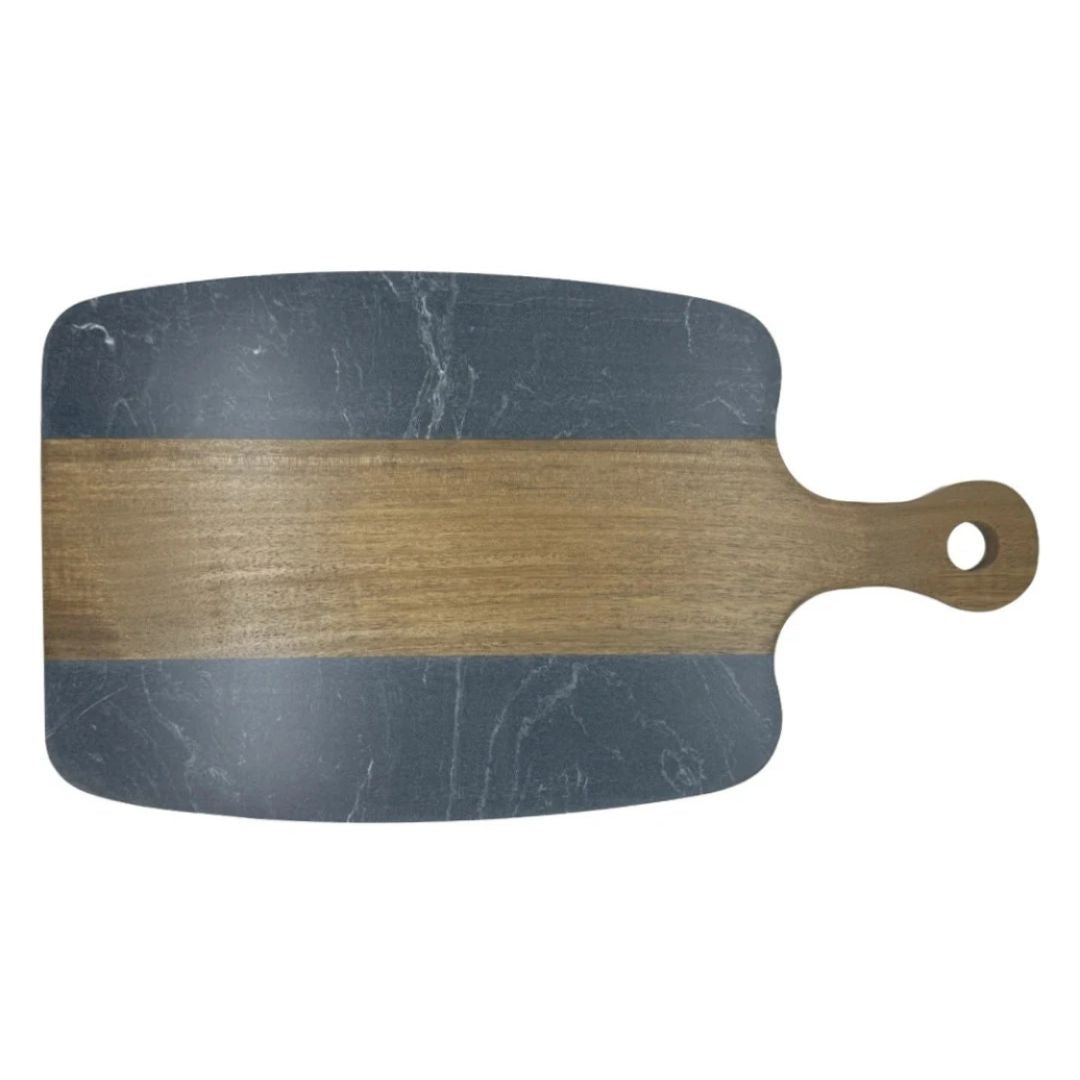 Serving board with food styling